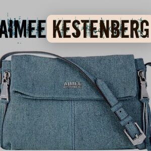 Aimee Kestenberg Denim Blue Crossbody Bag